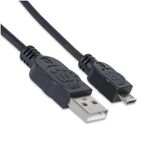 84255 - Cable Manhattan USB Micro-B Alta Velocidad PVC 1 8m Color Negro