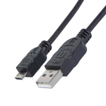 84256 - Cable Manhattan USB Micro-B Alta Velocidad PVC 1 8m Color Negro