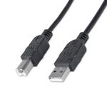84261 - Cable Manhattan USB B Alta Velocidad 2 0 A-B3m Color Negro