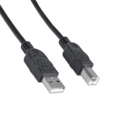 84260 - Cable Manhattan USB B Alta Velocidad 2 0 A-B3m Color Negro