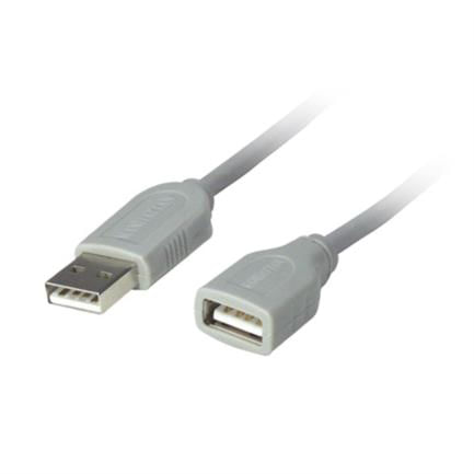 84246 - Cable Manhattan USB A-A Extensión 3m Color Gris