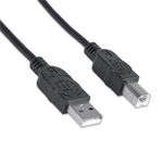 84252 - Cable Manhattan USB B Alta Velocidad 2 0 A-B1 8m Color Negro