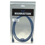 84384 - Cable Manhattan USB Micro-B Súper Velocidad 3 2 Gen1 2m Color Azul