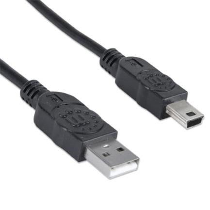 84266 - Cable Manhattan USB Mini B Alta Velocidad 2 0 A 1 8m Color Negro