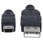 84265 - Cable Manhattan USB Mini B Alta Velocidad 2 0 A 1 8m Color Negro