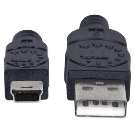 84265 - Cable Manhattan USB Mini B Alta Velocidad 2 0 A 1 8m Color Negro