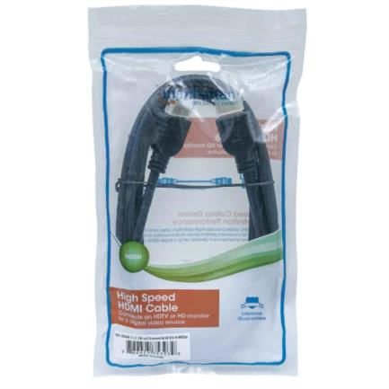 84278 - Cable Manhattan HDMI Alta Velocidad con Ethernet Blindado 2m Color Negro