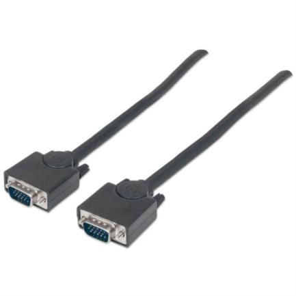 84303 - Cable Manhattan HD15 M-M para Monitor SVGA 3m Color Negro