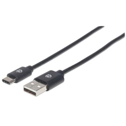 84332 - Cable Manhattan USB A-C 2 0 Alta Velocidad 2m Color Negro