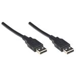 84311 - Cable Manhattan USB-A 2 0 Alta Velocidad 1 8m Color Negro