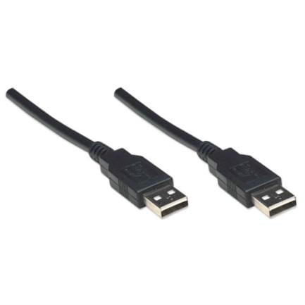 84311 - Cable Manhattan USB-A 2 0 Alta Velocidad 1 8m Color Negro