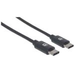 84346 - Cable Manhattan USB-C 2 0 Alta Velocidad 3m Color Negro