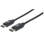 84347 - Cable Manhattan USB-C 2 0 Alta Velocidad 3m Color Negro