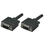 84389 - Cable Manhattan Extensión para Monitor SVGA HD15 M-H 1 8m Color Negro