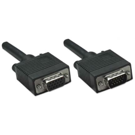 84388 - Cable Manhattan Extensión para Monitor SVGA HD15 M-H 1 8m Color Negro