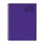 82046 - CUADERNO PROFESIONAL DE TELA 160H CUADRO GRANDE JEAN BOOK