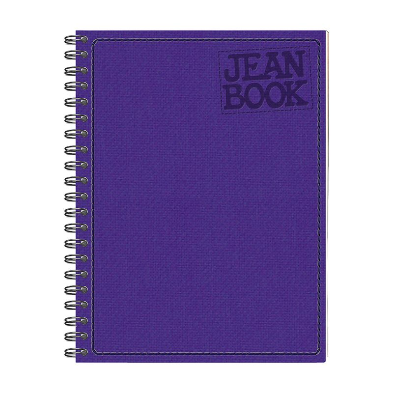 82046 - CUADERNO PROFESIONAL DE TELA 160H CUADRO GRANDE JEAN BOOK