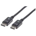84395 - Cable Manhattan DisplayPort M-M 3m Color Negro