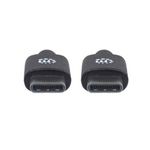 84336 - Cable Manhattan USB-C 2 0 Alta Velocidad 1m Color Negro