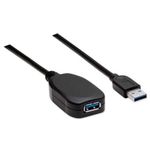 84372 - Cable Manhattan Extensión Activa USB-A 3 0 Súper Velocidad 5m Color Negro