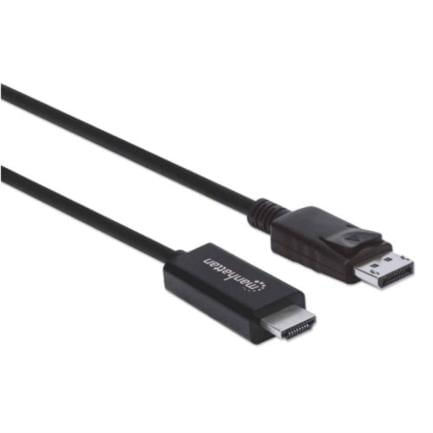 84367 - Cable Manhattan DisplayPort/HDMI-M 4K 3m Color Negro