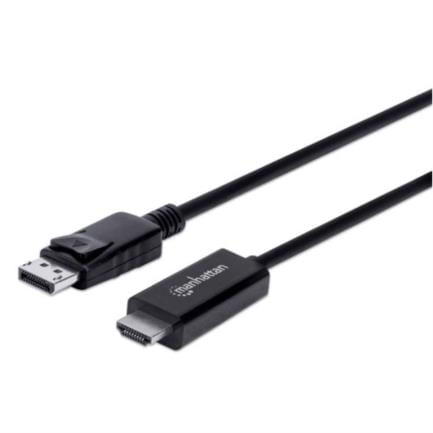 84368 - Cable Manhattan DisplayPort/HDMI-M 4K 3m Color Negro