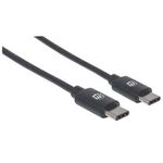 84334 - Cable Manhattan USB-C 2 0 Alta Velocidad 1m Color Negro