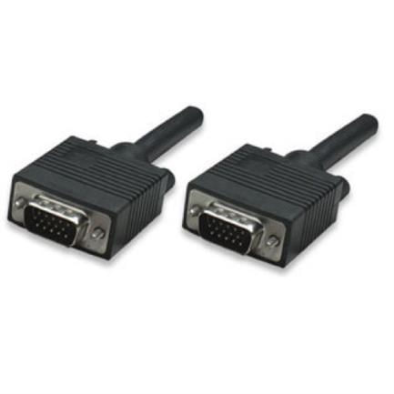 84402 - Cable Manhattan SVGA 8mm HD15 M-M 11m Color Negro