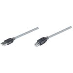 84413 - Cable Manhattan Extensión Activa USB Alta Velocidad A-B 11m Color Plata