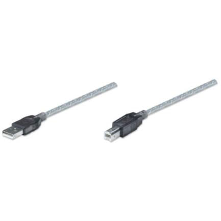 84413 - Cable Manhattan Extensión Activa USB Alta Velocidad A-B 11m Color Plata