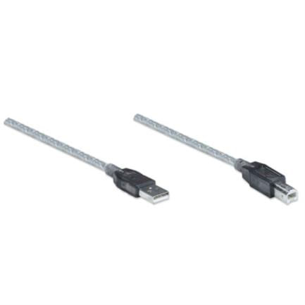 84412 - Cable Manhattan Extensión Activa USB Alta Velocidad A-B 11m Color Plata