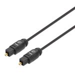 84869 - Cable Manhattan Audio Digital Óptico Toslink M-M 1m Color Negro
