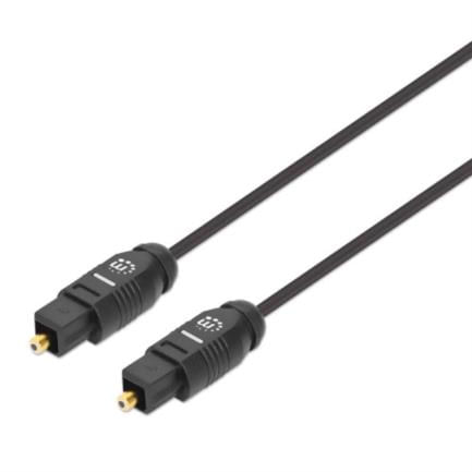 84869 - Cable Manhattan Audio Digital Óptico Toslink M-M 1m Color Negro