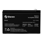 84975 - Batería Steren Sellada Ácido-Plomo 12 Vcc 7 Ah Color Negro