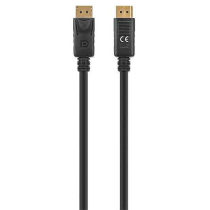 84768 - Cable Manhattan DisplayPort M-M 8K a 60Hz 1m Color Negro