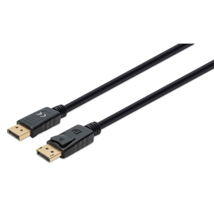 84769 - Cable Manhattan DisplayPort M-M 8K a 60Hz 1m Color Negro