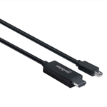 84780 - Cable Manhattan Mini DisplayPort M-M 4K a 60Hz 1 8m Color Negro