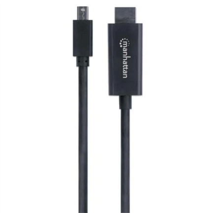 84779 - Cable Manhattan Mini DisplayPort M-M 4K a 60Hz 1 8m Color Negro