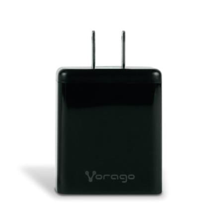 84957 - Cargador Vorago Quick Charge AU-350 para Pared 3 0A PD 20W USB A-C Color Negro