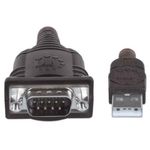 84610 - Convertidor Manhattan USB a Puerto Serial 1 8m