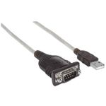 84608 - Convertidor Manhattan USB a Puerto Serial 1 8m
