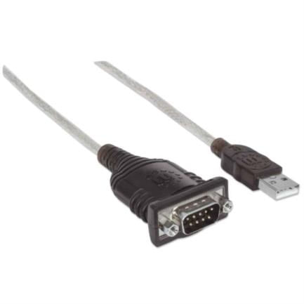 84608 - Convertidor Manhattan USB a Puerto Serial 1 8m
