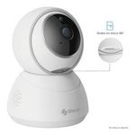 84979 - Cámara Seguridad Steren Wi-Fi/Ethernet 3MPx Robotizada Seguidor de Movimiento Color Blanco