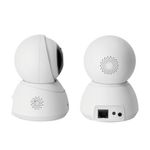 84980 - Cámara Seguridad Steren Wi-Fi/Ethernet 3MPx Robotizada Seguidor de Movimiento Color Blanco