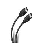 85058 - Cable Steren HDMI Con Conectores Niquelados 1 8m Color Negro