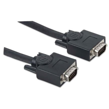 84600 - Cable Manhattan para Monitor SVGA HD15 M-M 30m Color Negro