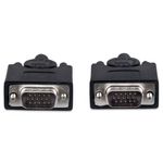 84602 - Cable Manhattan para Monitor SVGA HD15 M-M 30m Color Negro