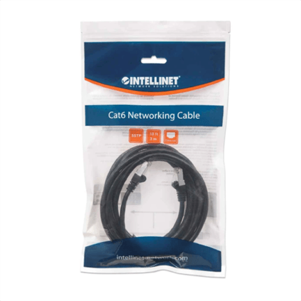 84675 - Cable Intellinet Red Cat6a S/FTP RJ45 50 Micras 3m Color Negro