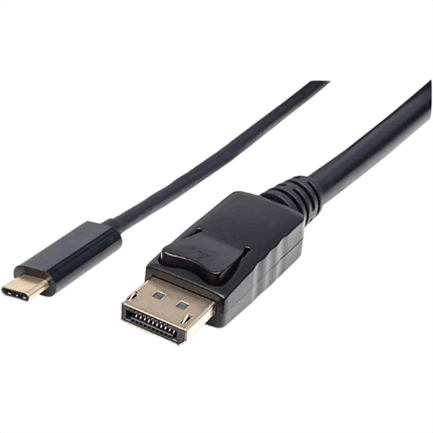 84785 - Cable Manhattan Adaptador USB-C a DisplayPort 4K a 60Hz 2m Color Negro