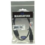 84583 - Cable Manhattan USB-B 2 0 Alta Velocidad 0 5m Color Negro
